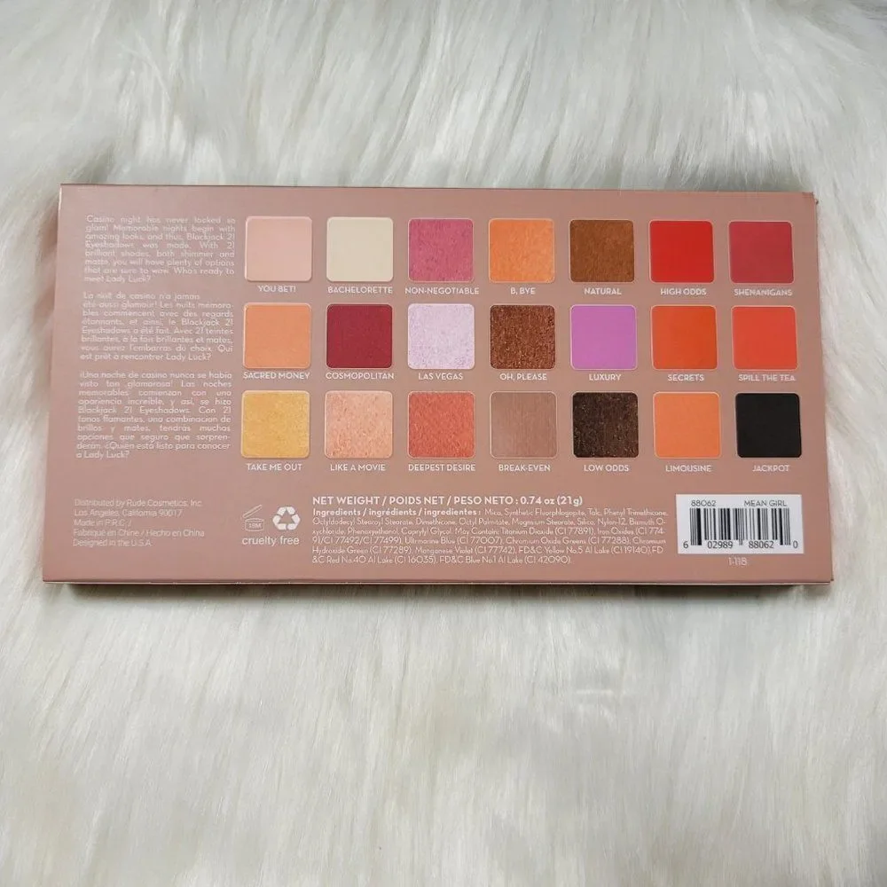 Rude Cosmetics Mean Girl Eye Shadow Palette